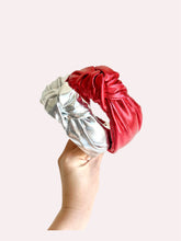 Load image into Gallery viewer, Metallic Silver and Red | Headband