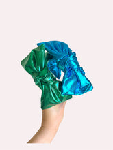 Load image into Gallery viewer, Metallic Square Bow Knot Headband