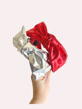 Load image into Gallery viewer, Metallic Silver and Red | Headband