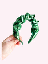 Load image into Gallery viewer, Festival | Metallic Foil Fabric | Ruffled Headband