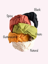 Load image into Gallery viewer, Plain Cotton | Mix n Match | Top Knot Headband
