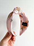 Callistemon Pink  | Top Knot Headband