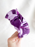 Bubbly | Purple | Top Knot Headband