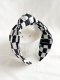 Checkered | Top Knot Headband