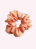 Mini Gingham & Hearts | Peach | Scrunchies